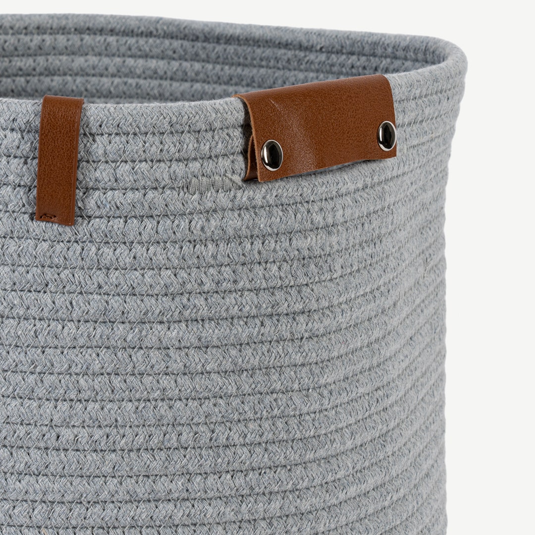 Korvesh Laundry Hamper P/Grey 34x38cm