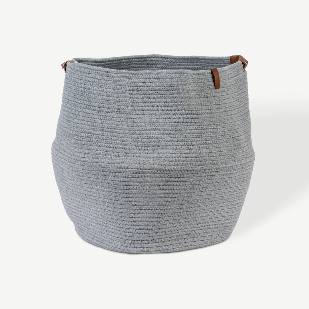 Korvesh Laundry Hamper Pastel Grey 43x50