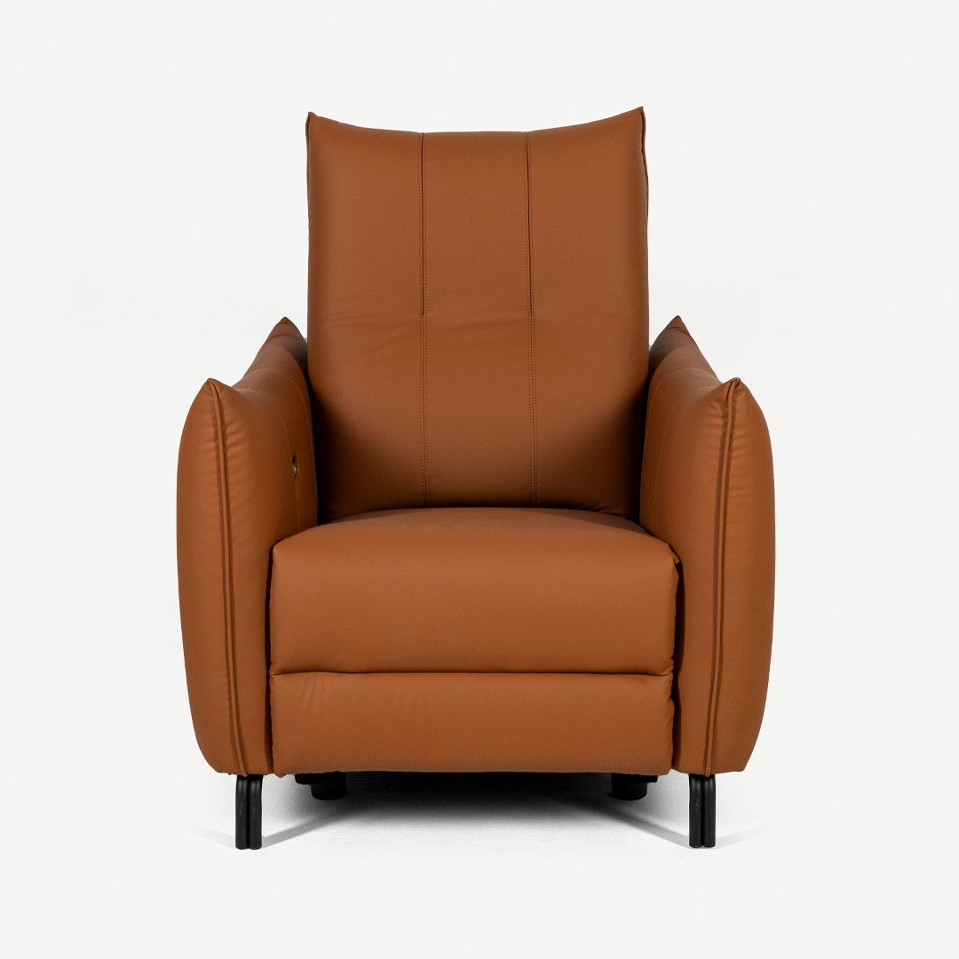 Kunal Recliner Brown