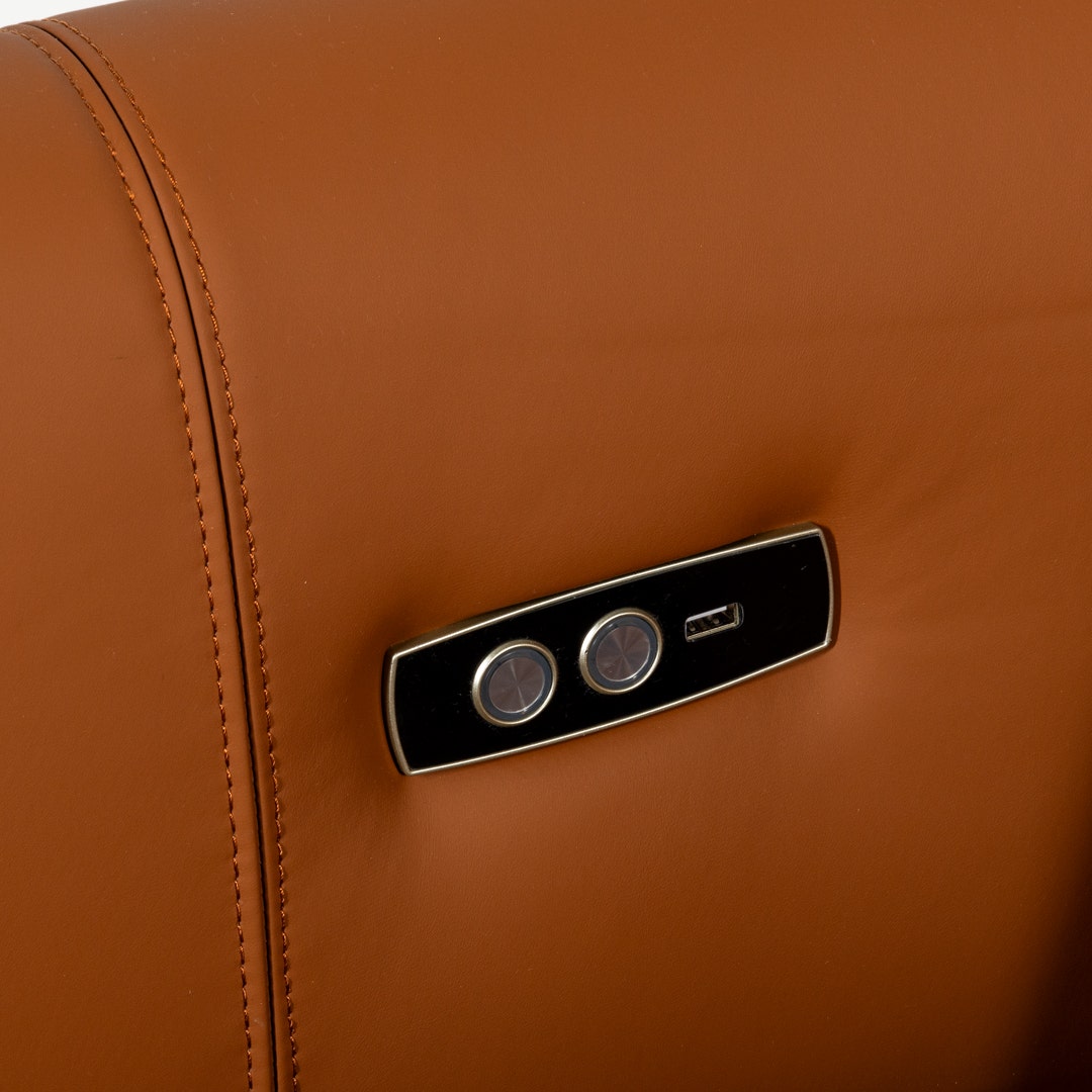 Kunal Recliner Brown