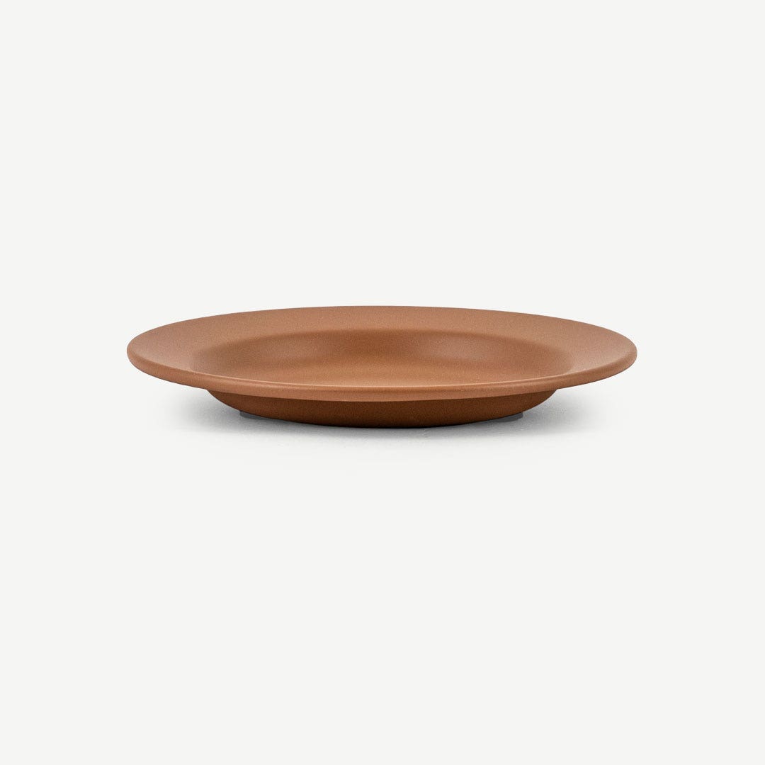 Lacie Dessert Plate -Terracotta