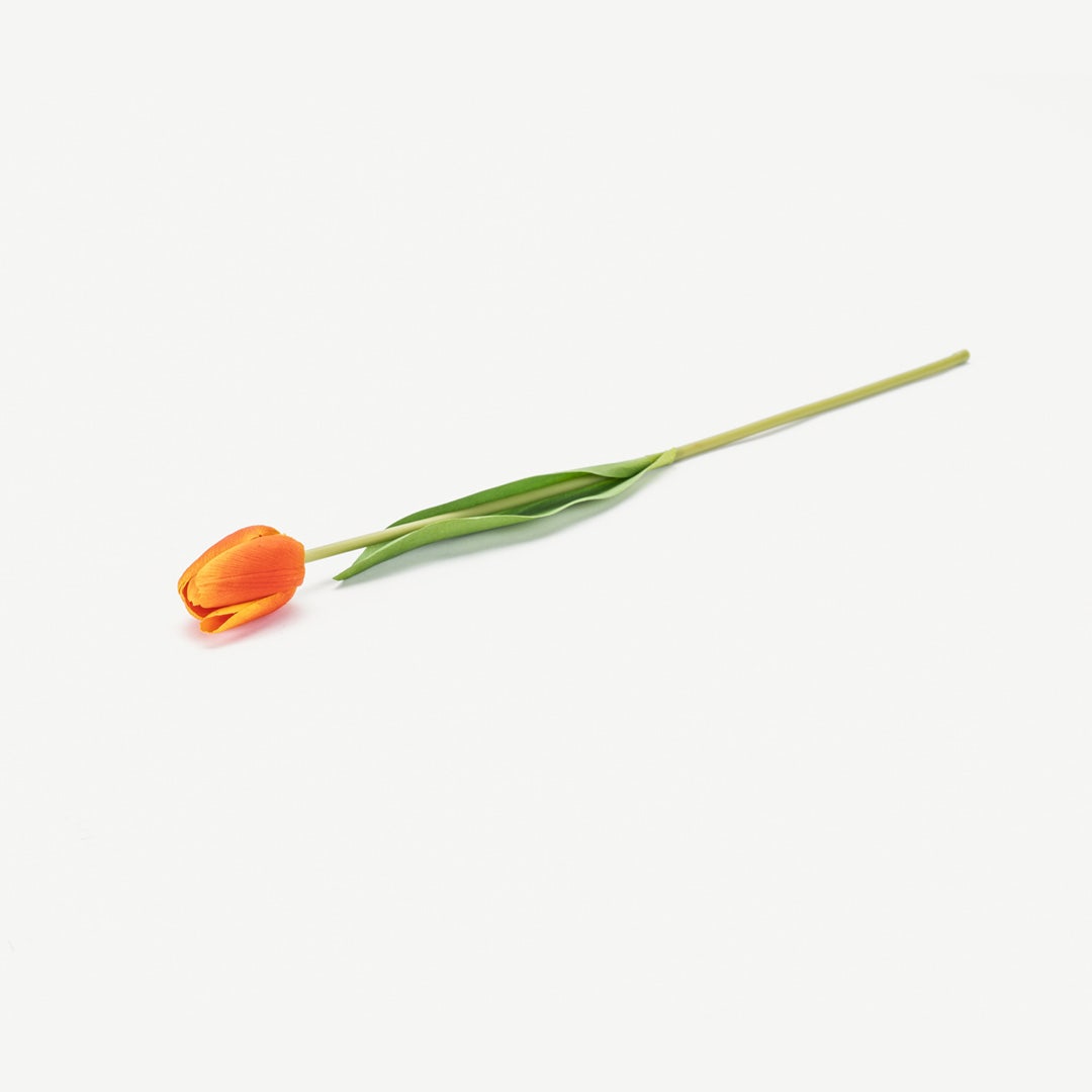 Lafite Real Touch Tulip Flower Orange