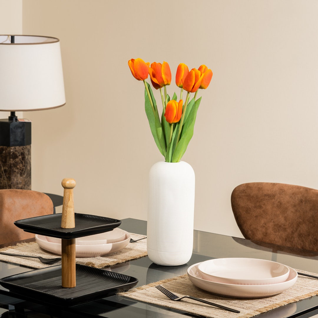 Lafite Real Touch Tulip Flower Orange