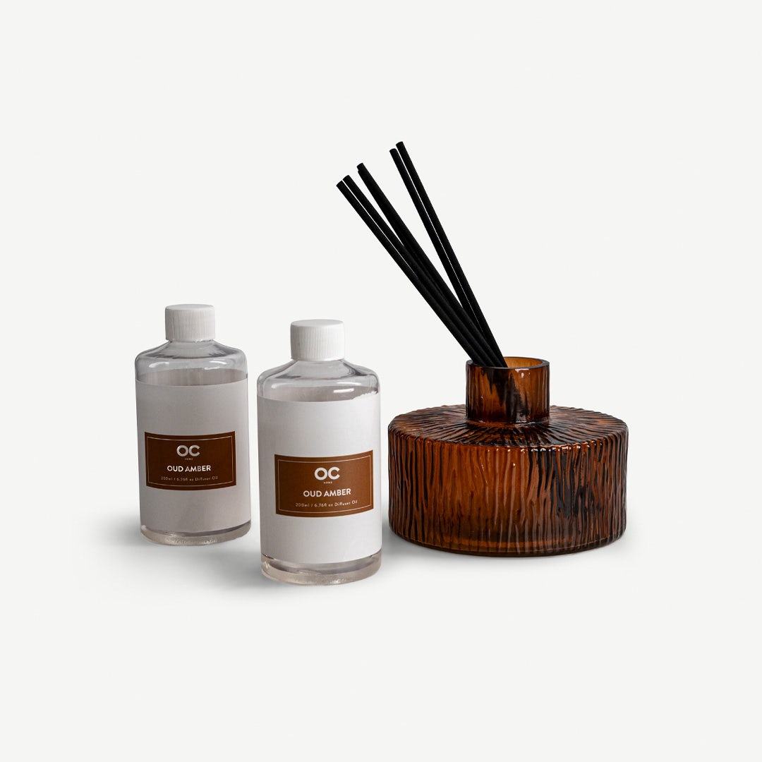 Lamier Reed Diffuser - Oud Amber