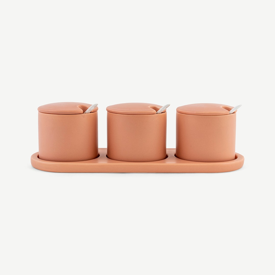 Lamita Chip and Dip Set Pastel Orange