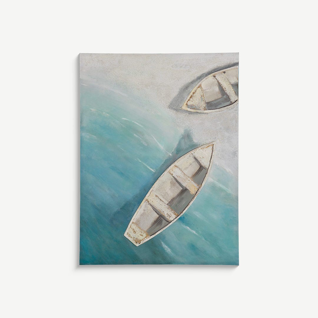 Lana Rowboat Wall Art - 90x120cm
