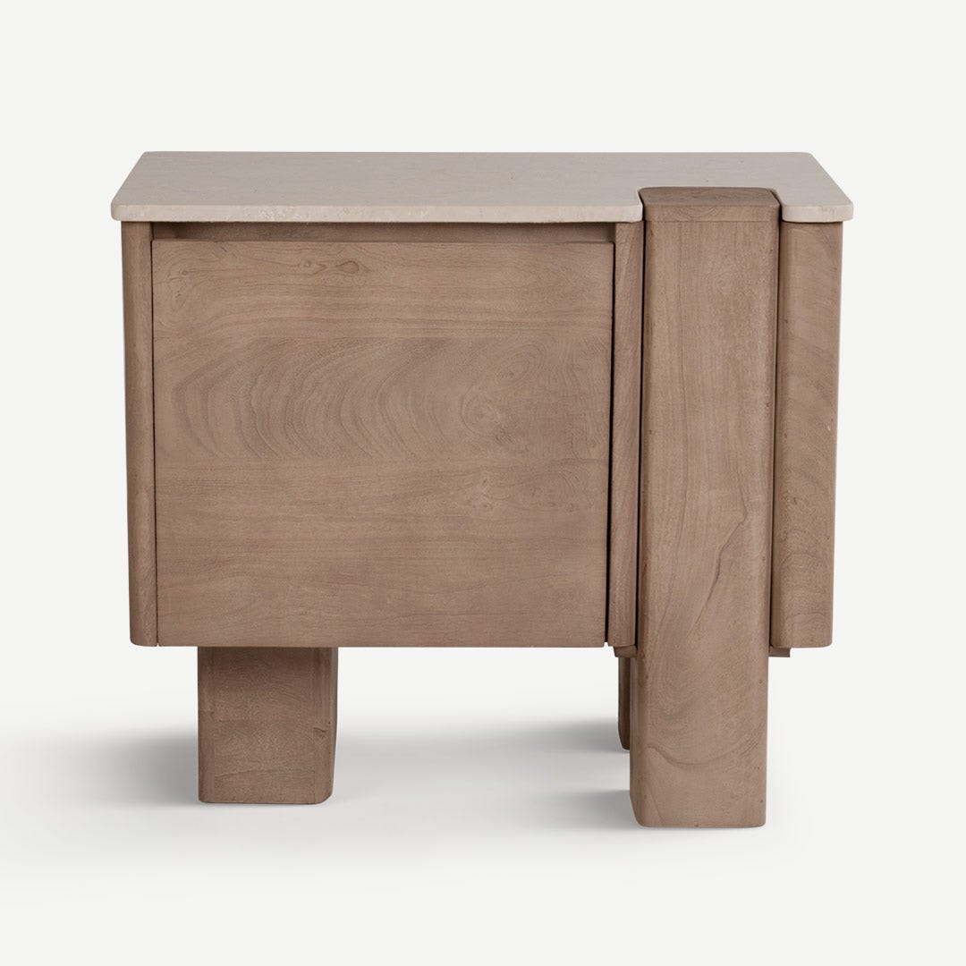 Lanvar Bedside Table Natural