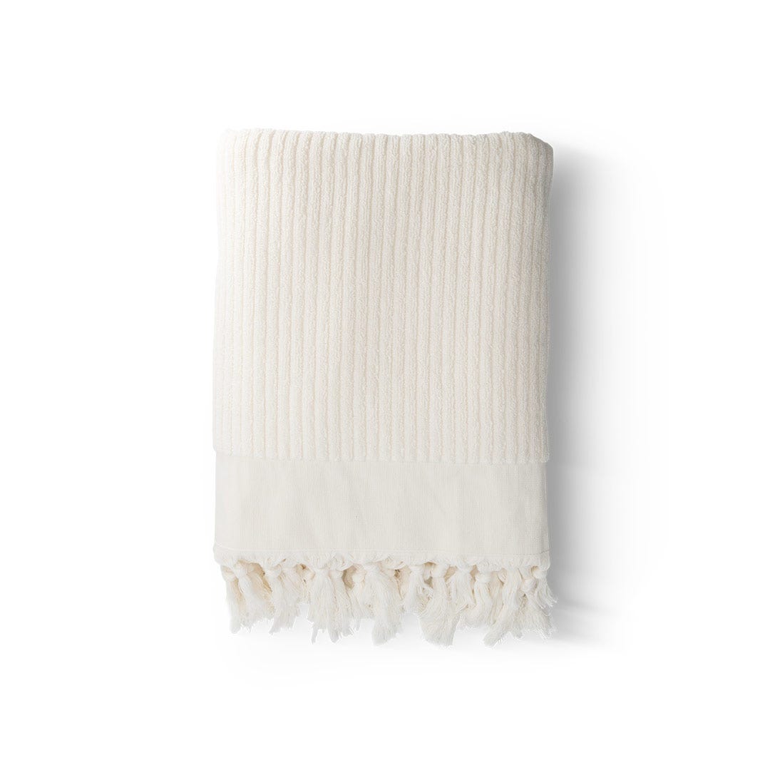 Laylani Bath Sheet Ivory - 90x150cm