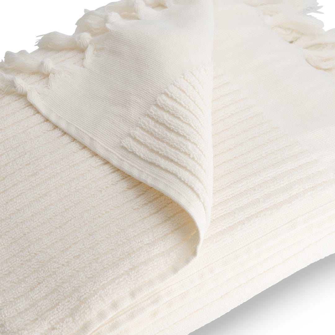 Laylani Bath Sheet Ivory - 90x150cm