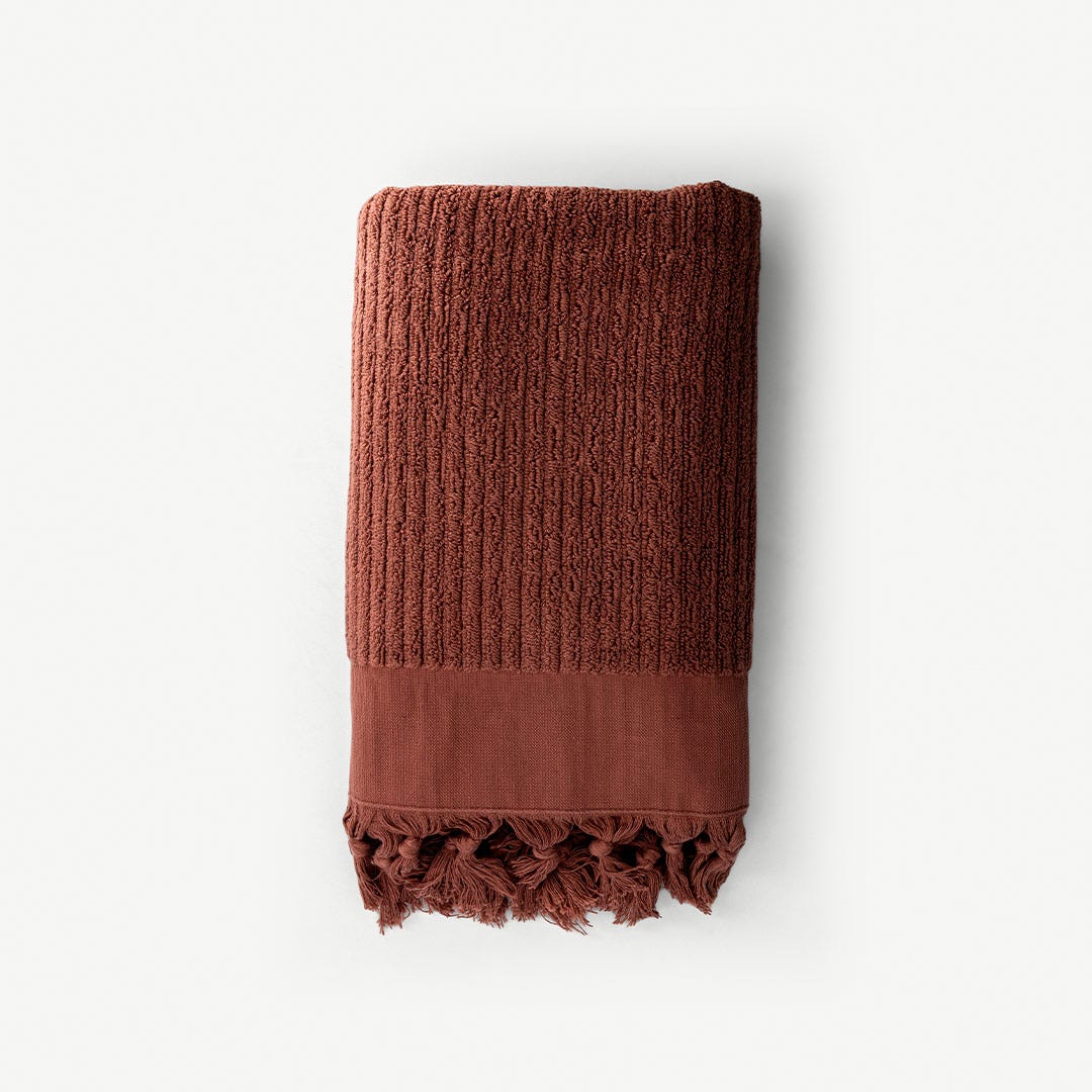 Laylani Bath Towel Terracotta - 70x140cm