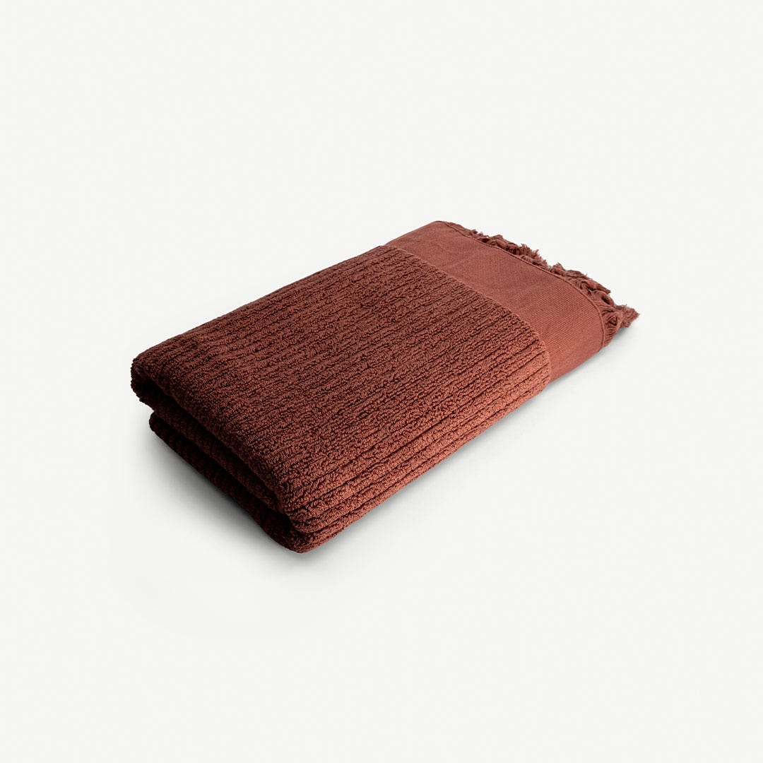 Laylani Bath Towel Terracotta - 70x140cm