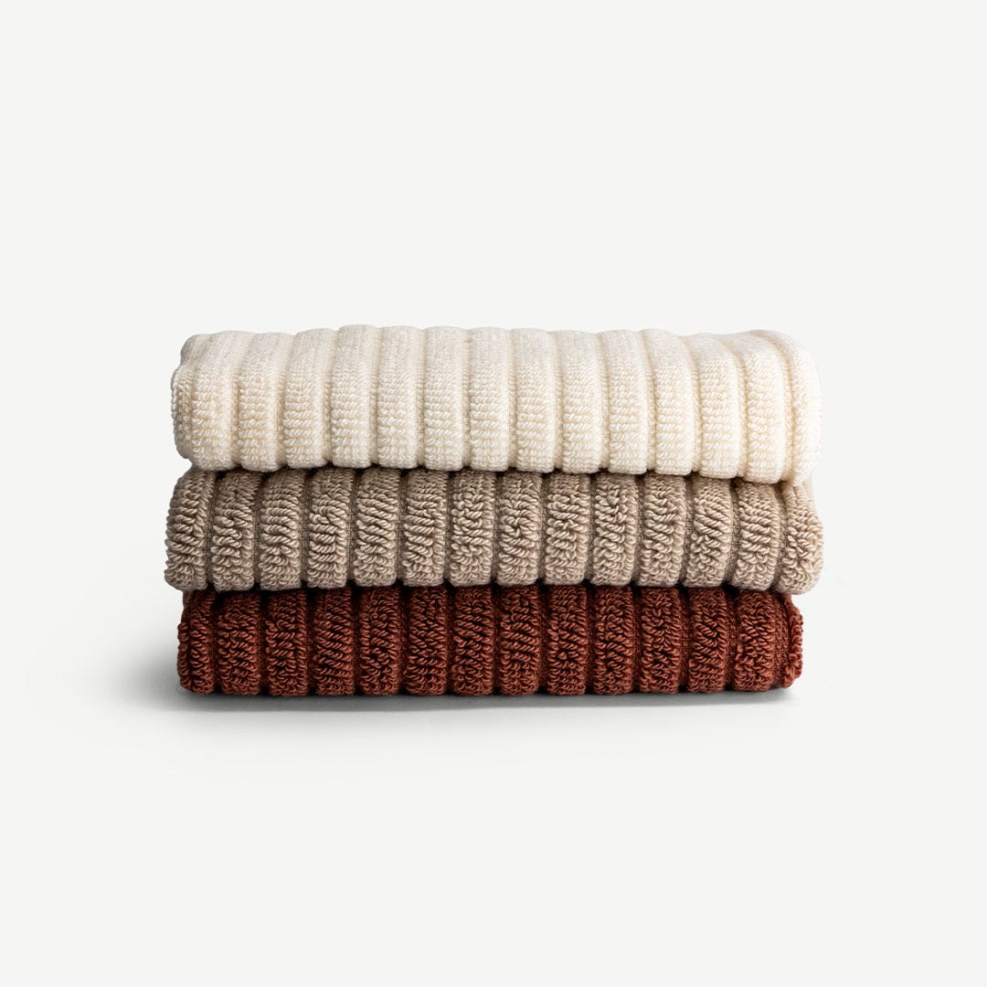 Laylani Face Towel Ivory - 30x30cm