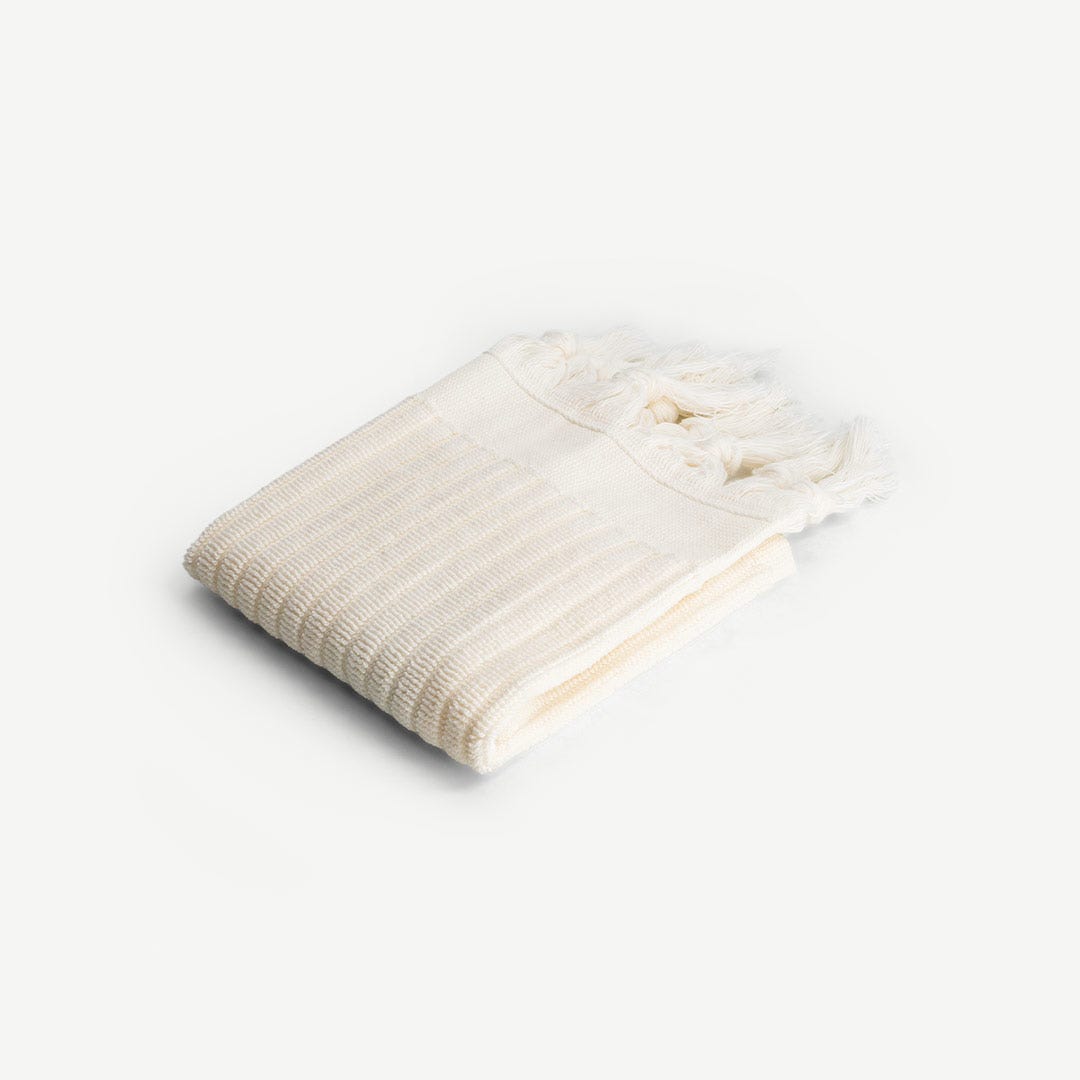 Laylani Face Towel Ivory - 30x30cm