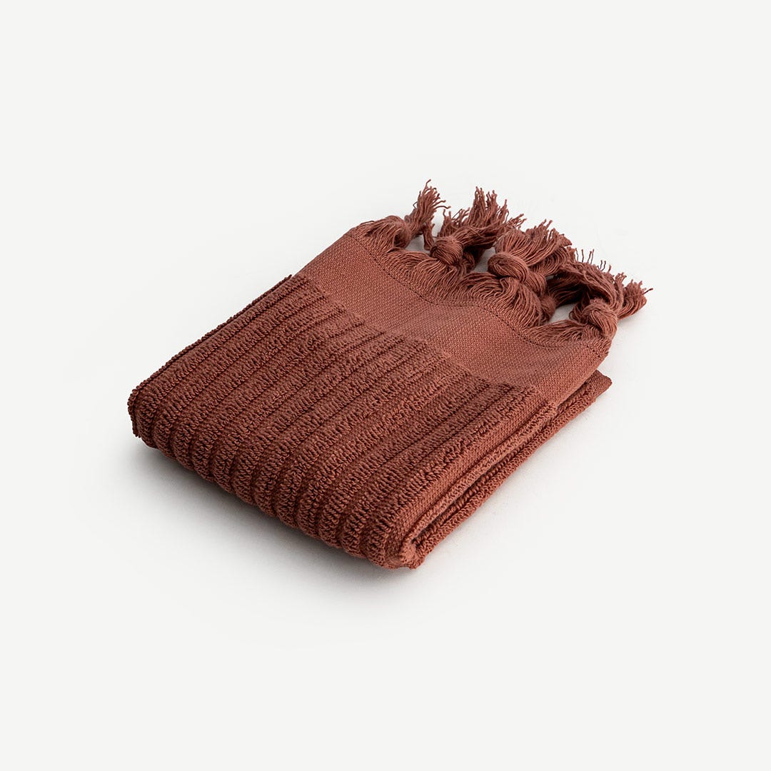 Laylani Face Towel Terracotta - 30x30cm