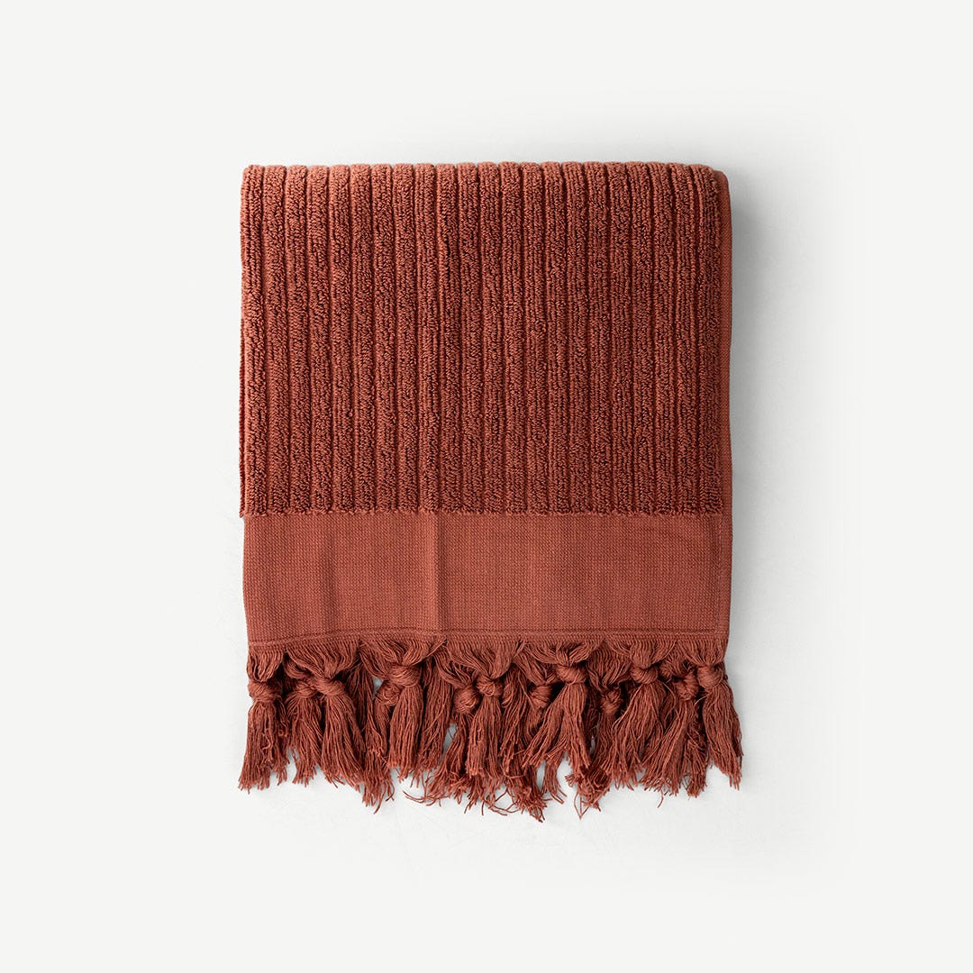 Laylani Hand Towel Terracotta - 50x90cm