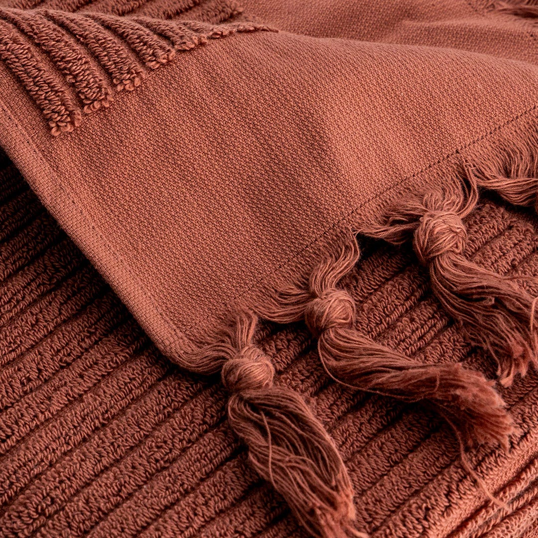 Laylani Hand Towel Terracotta - 50x90cm