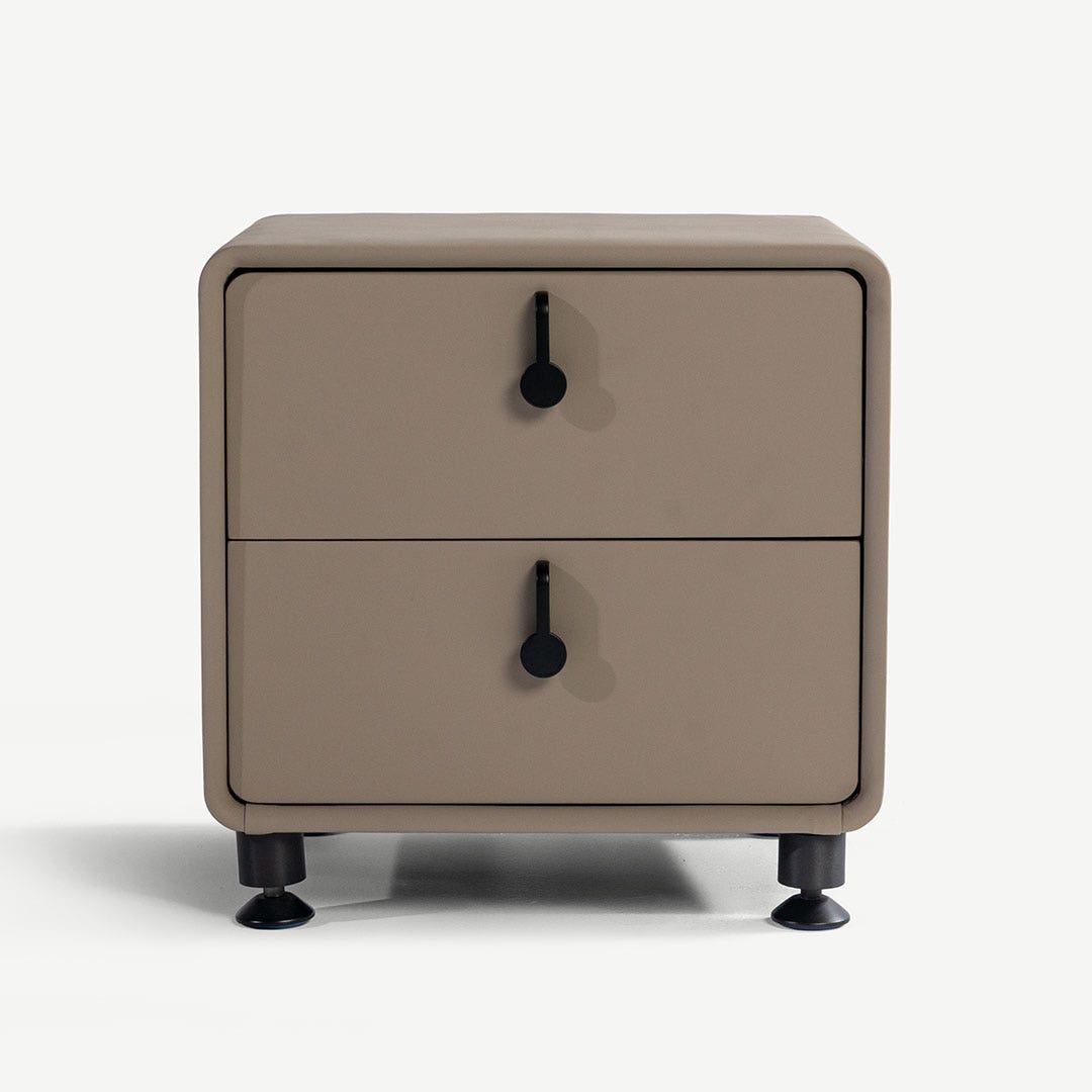 ليراس طاولة جانبية - رمادي