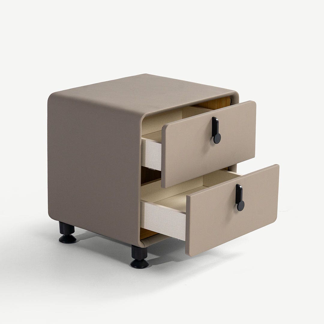 ليراس طاولة جانبية - رمادي