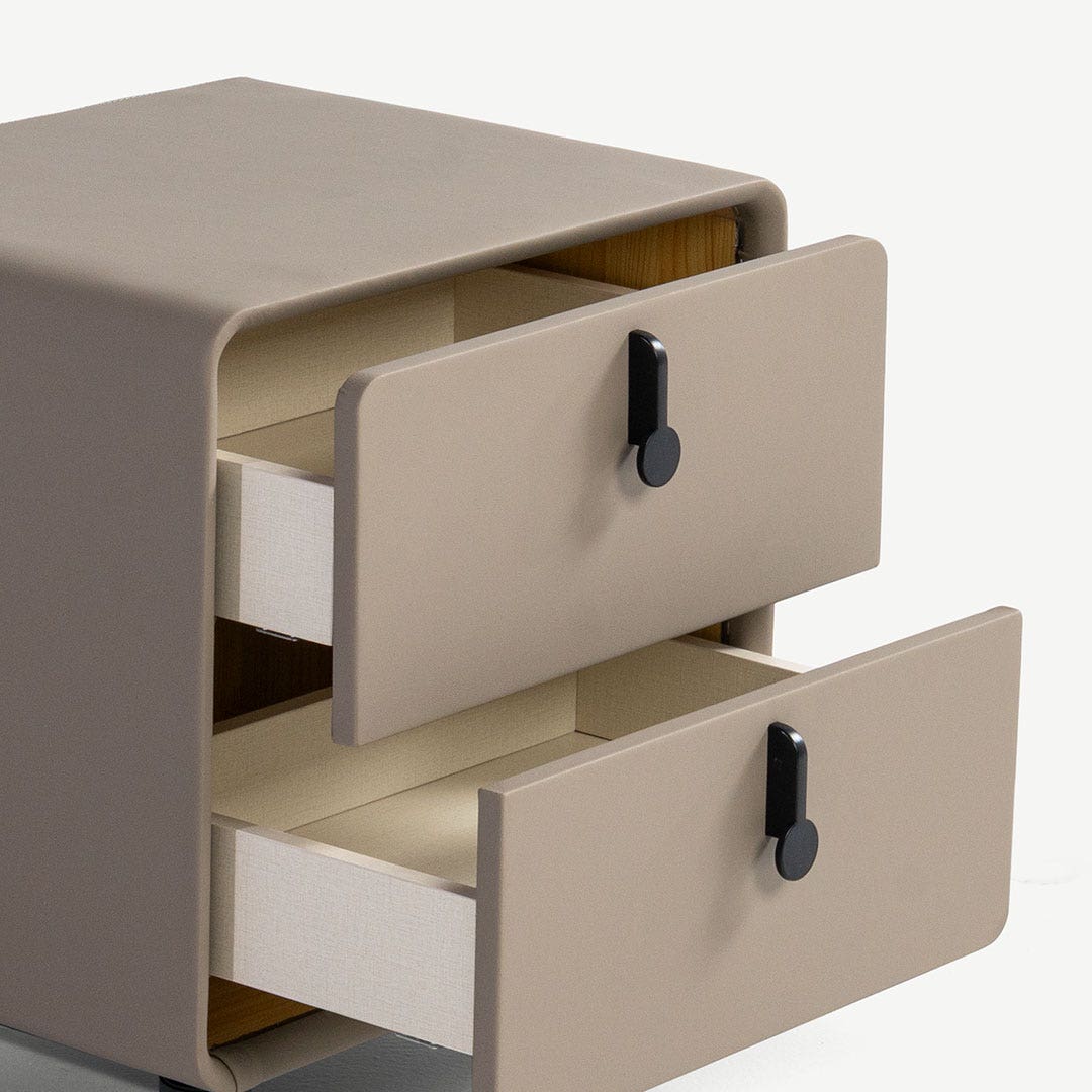 ليراس طاولة جانبية - رمادي