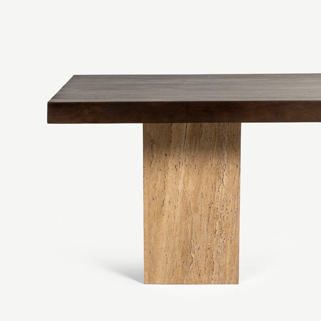 Lelies 8 Seater Dining Table Brown