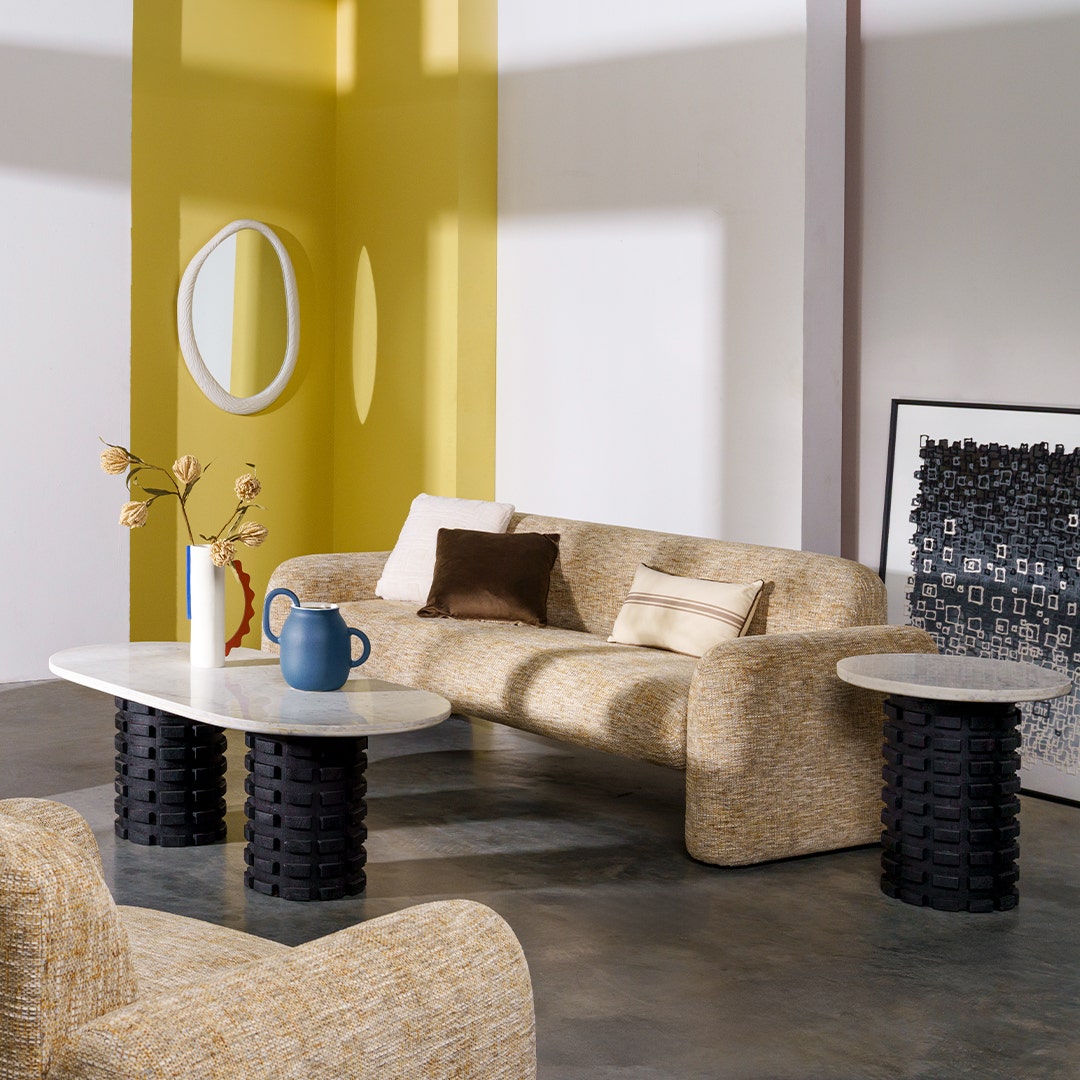 Lemore 3 Seater Sofa Multicolor