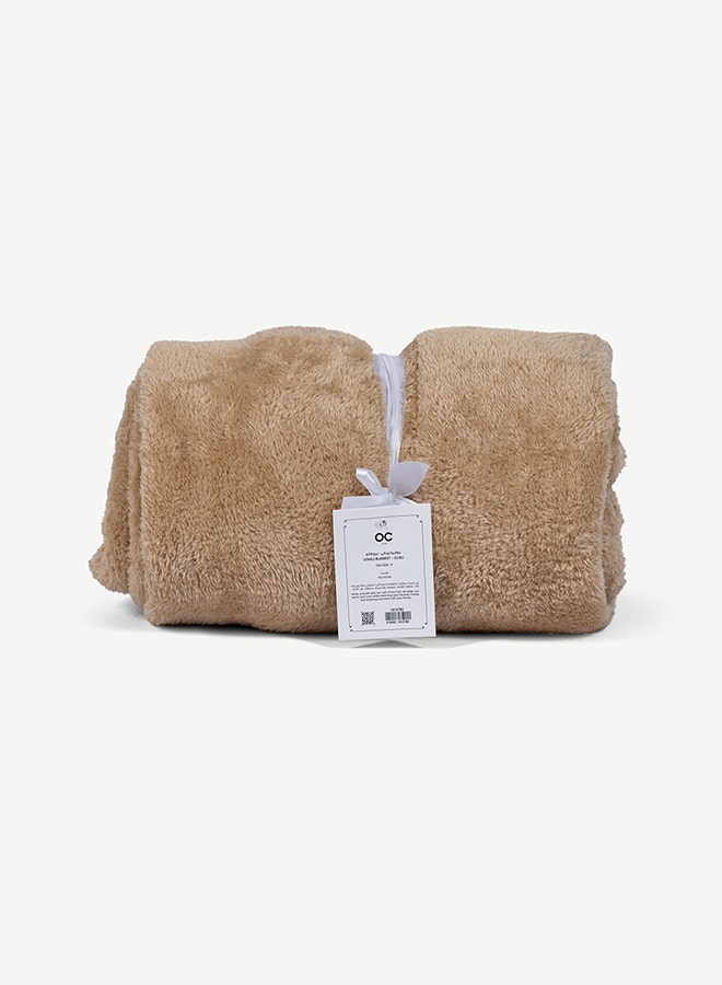 بطانية لينالي 150×200 سم - بيج فاتح