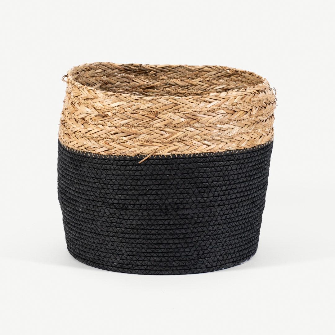 Lenors Laundry Hamper Black 34x30cm