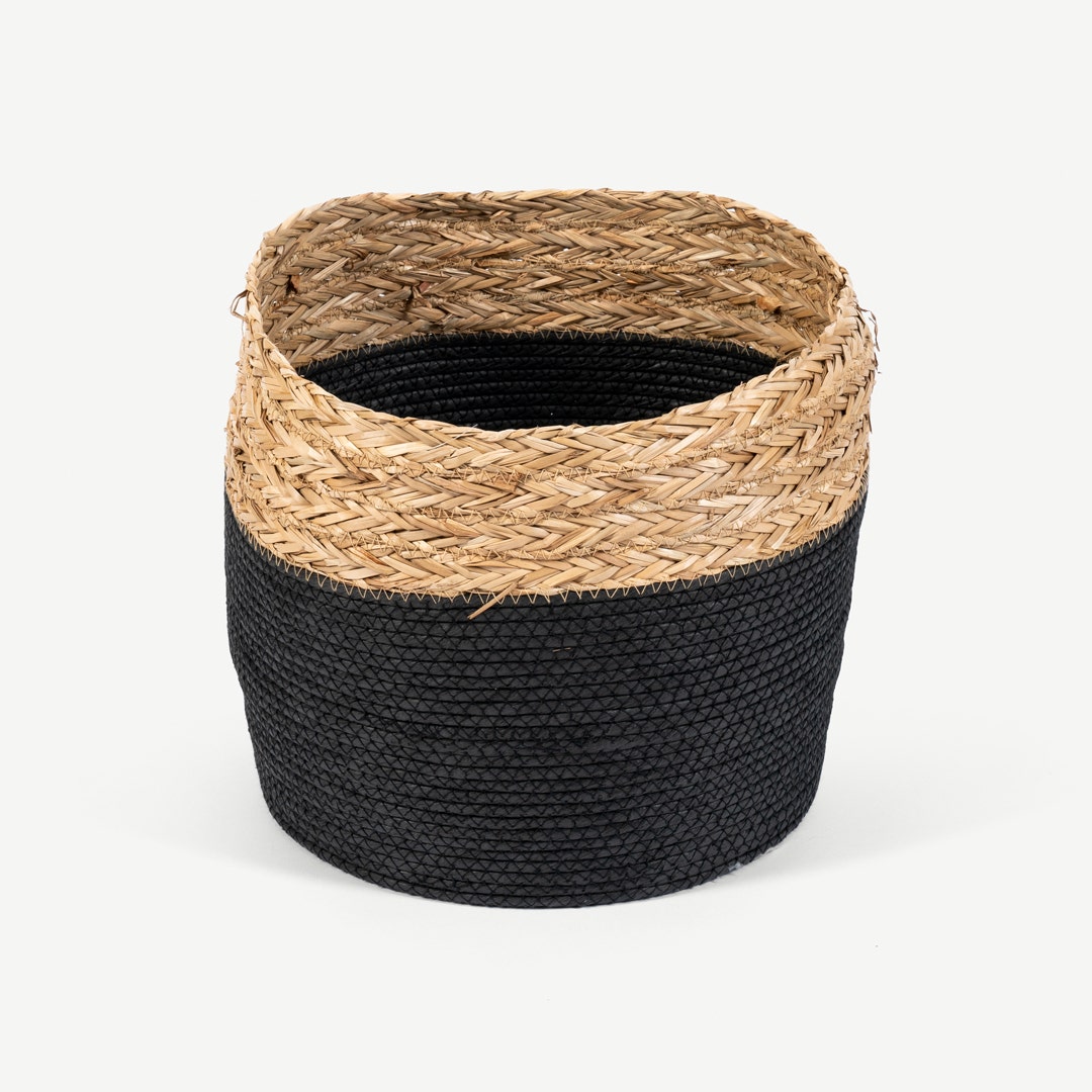 Lenors Laundry Hamper Black 34x30cm