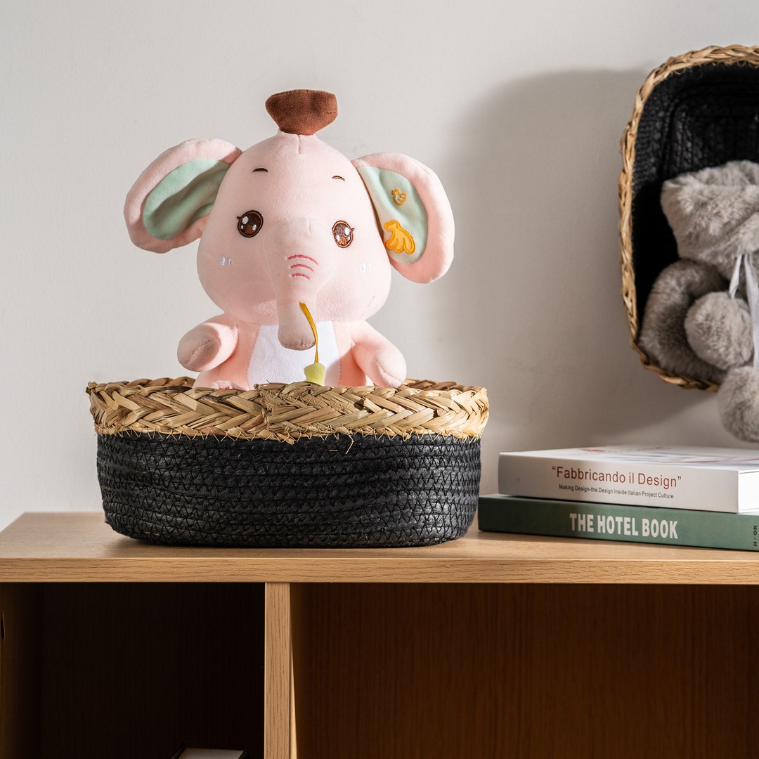 Lenors Storage Basket Black 26x11cm