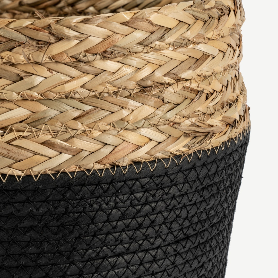 Lenors Storage Basket Black 29x26cm