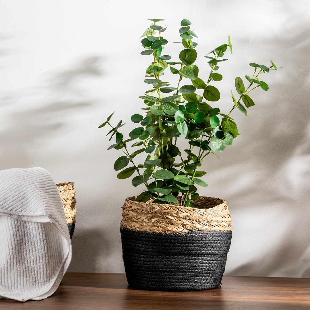 Lenors Storage Basket Black 24x22cm