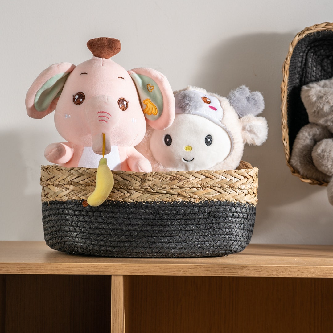 Lenors Storage Basket Black 31x13cm