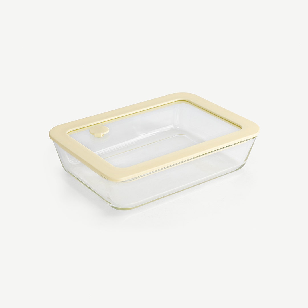 Leroya Glass Container W/Lid -700ml