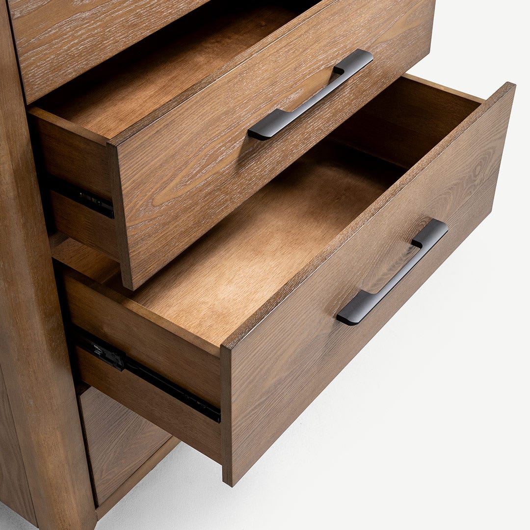 Lerya Chest of 5 Drawers Natural
