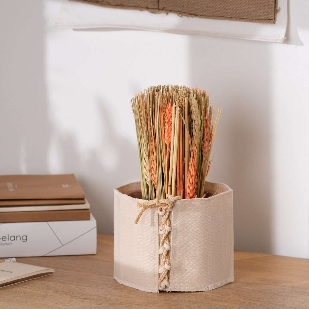 Letita Cotton Canvas Planter 15Dia