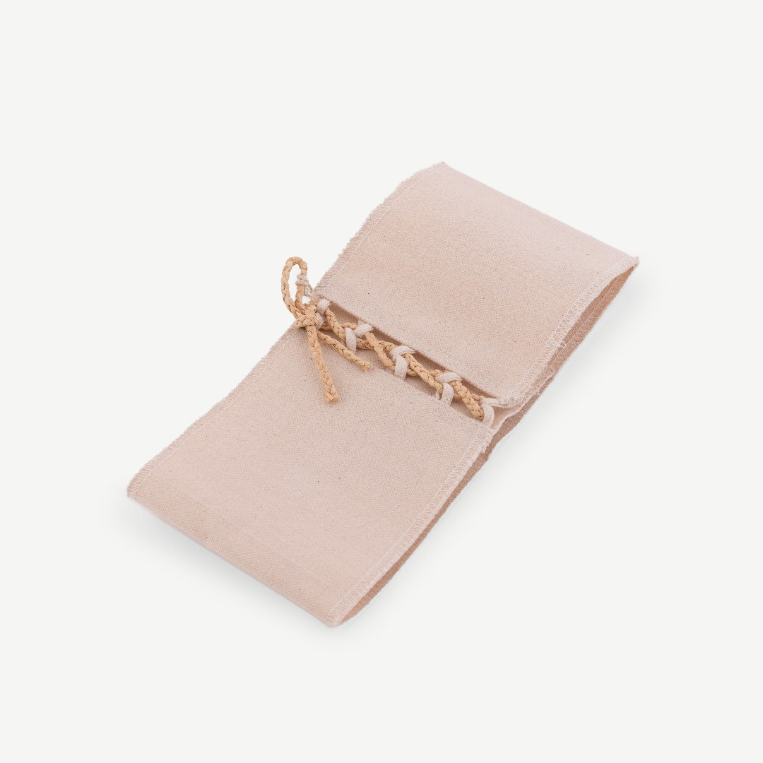 ليتيا وعاء زرع من القماش القطني بقطر 18 بوصة