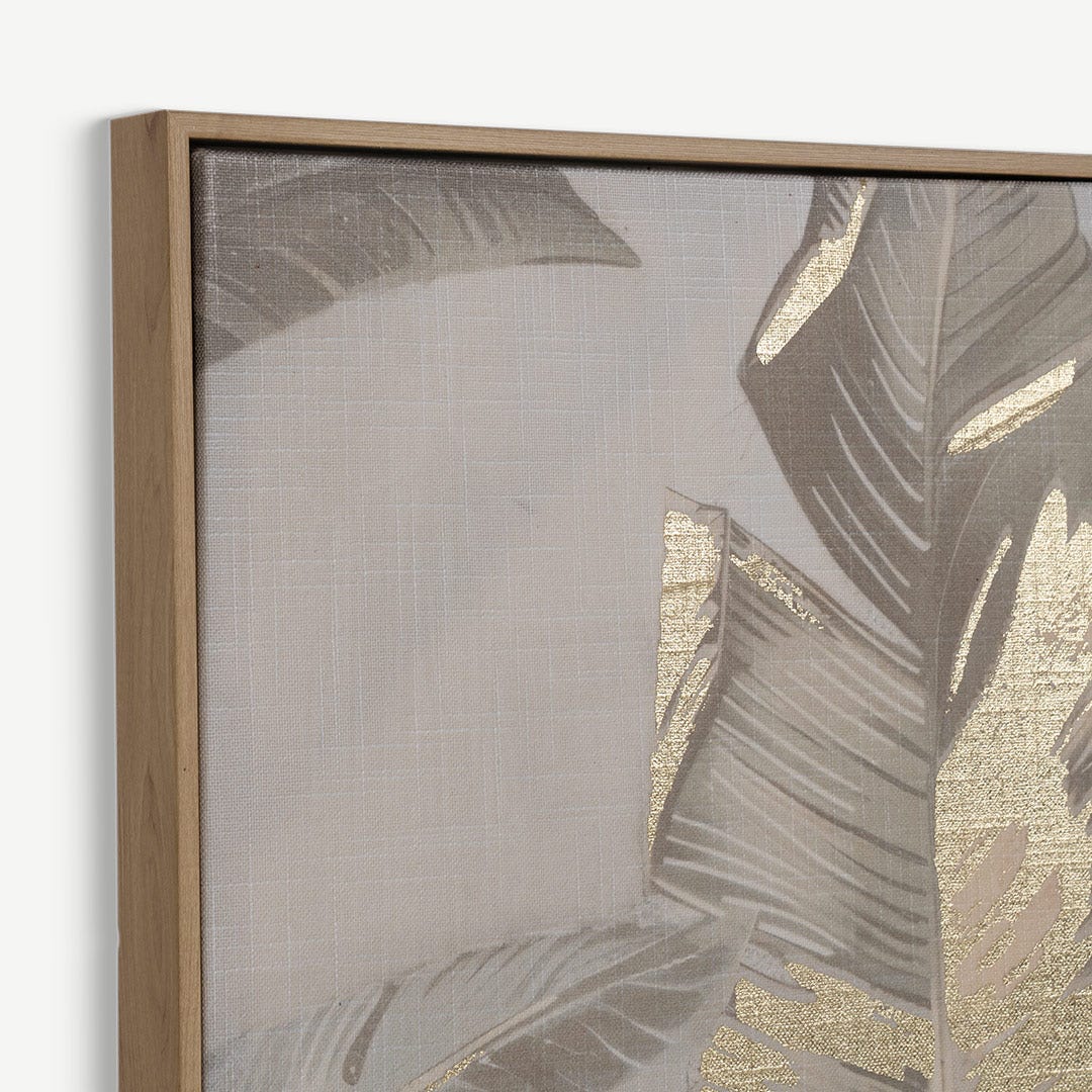 ليفارا لوحة حائط مطبوعة بأوراق ذهبية