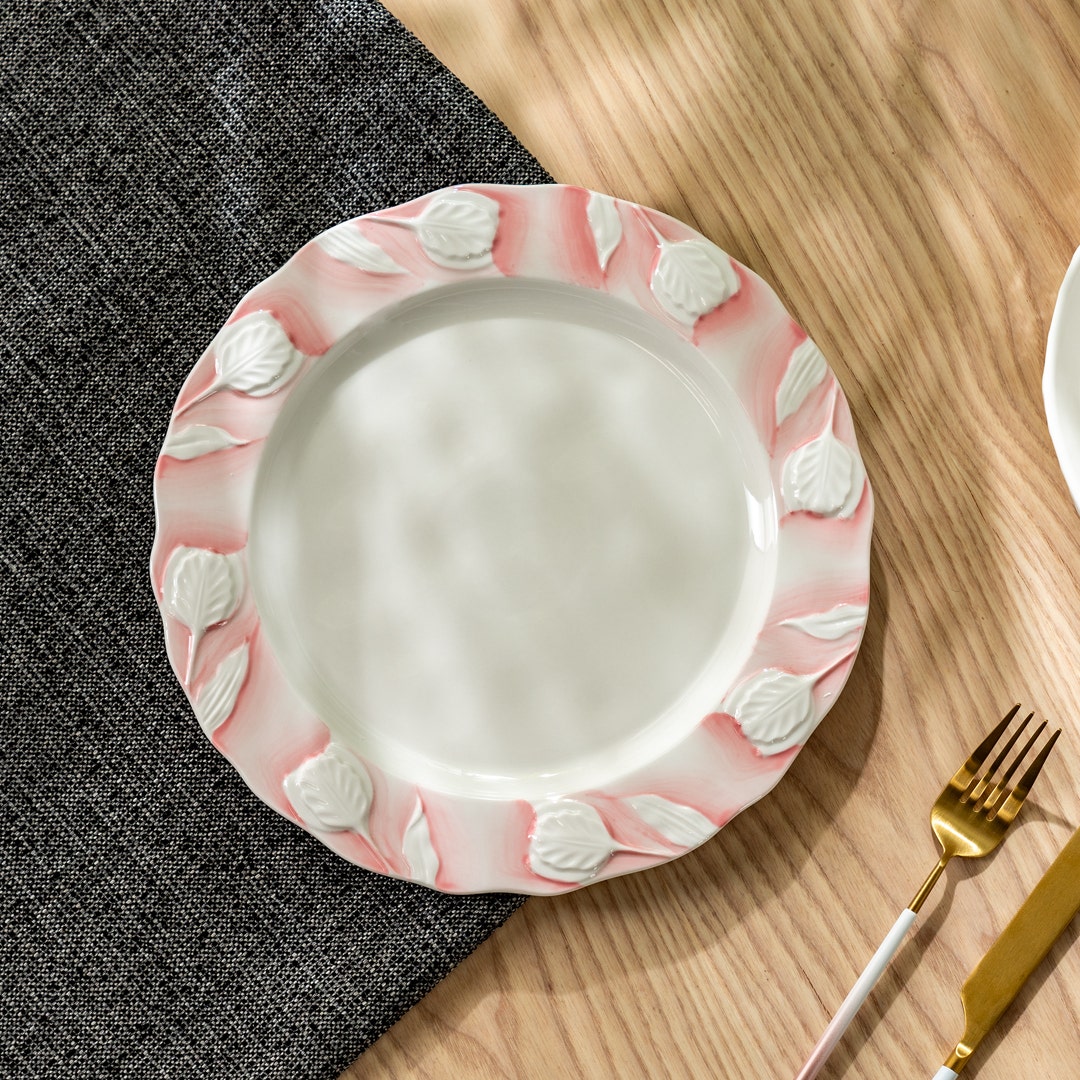 Leville Dinner Plate Pastel Pink -26.5cm