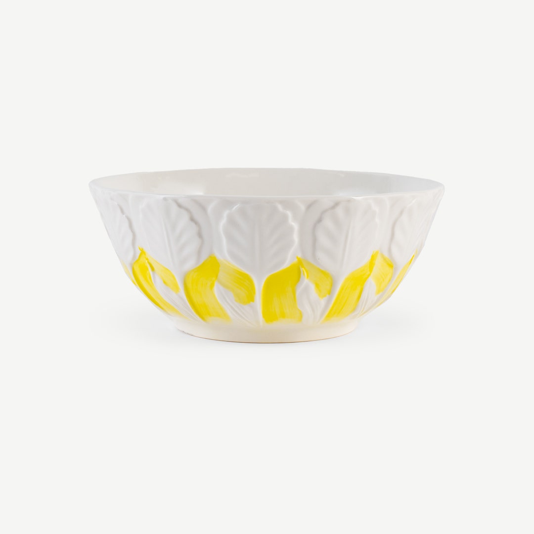 Leville Salad Bowl P/ Yellow -19cm
