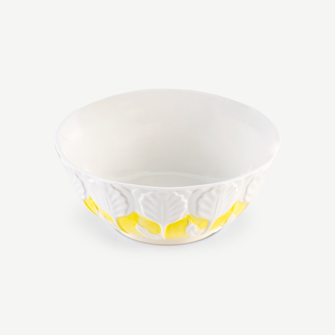 Leville Salad Bowl P/ Yellow -19cm