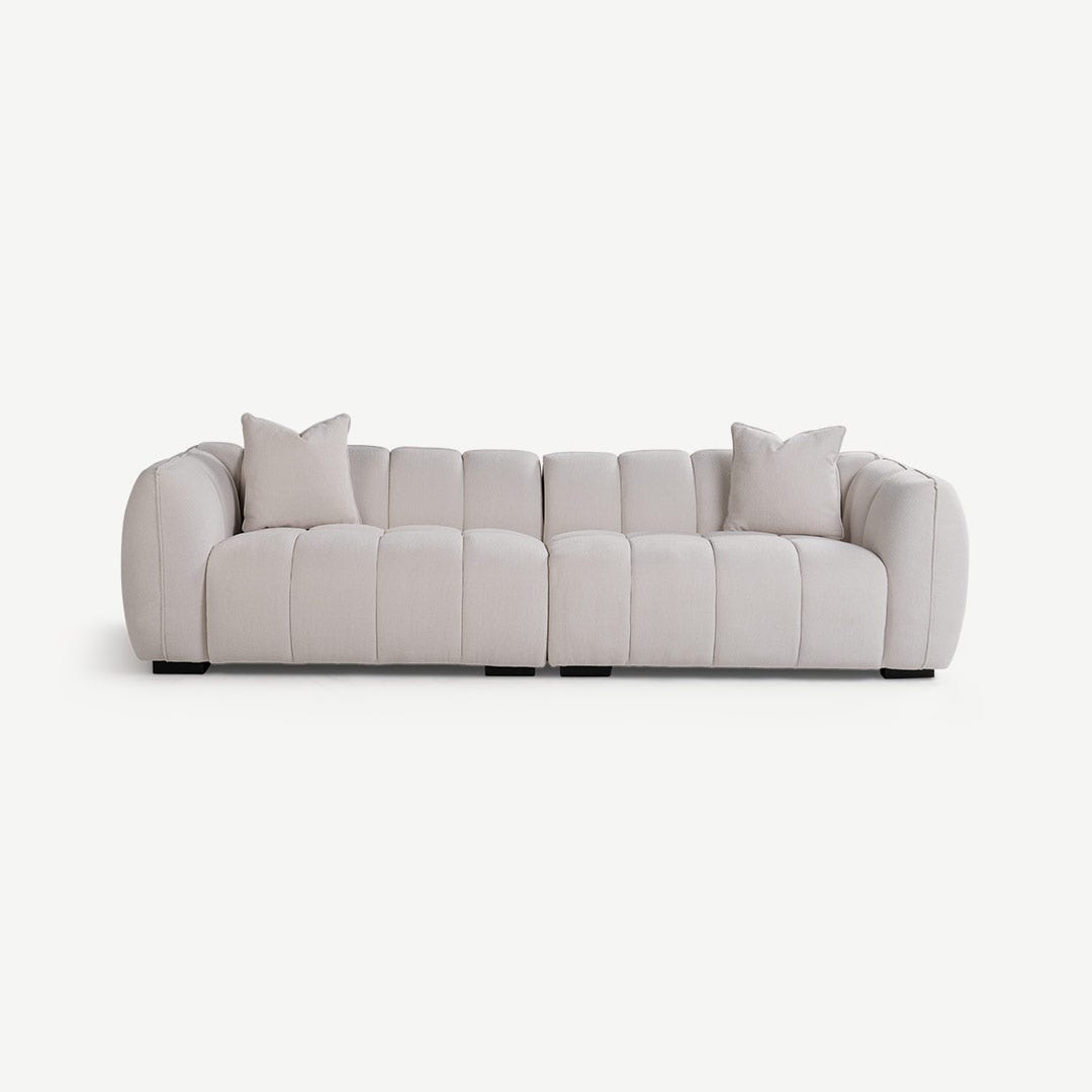 Levish 4 Seater Sofa Ecru