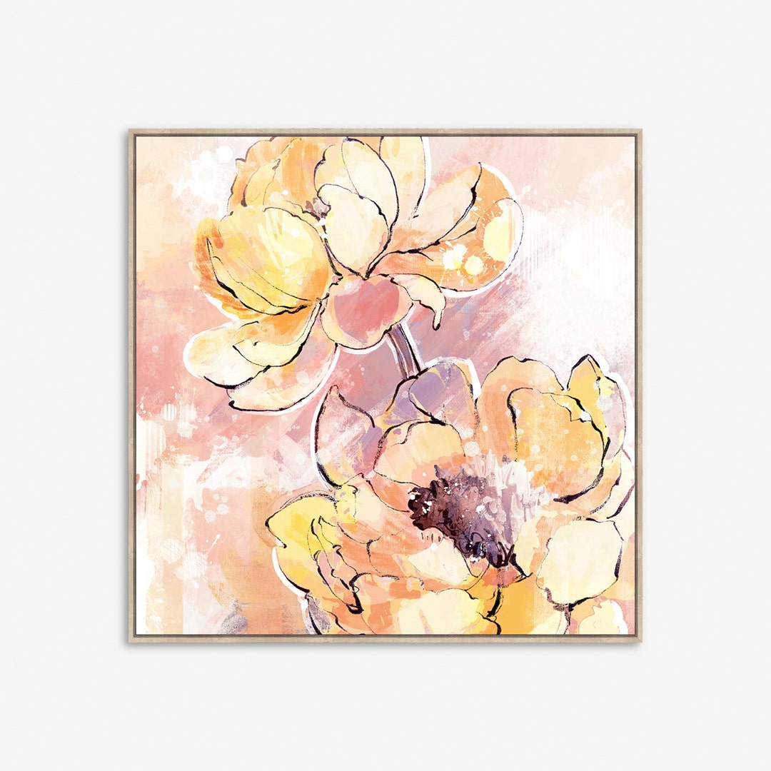 Lewiston Framed Canvas - 100x100 cm