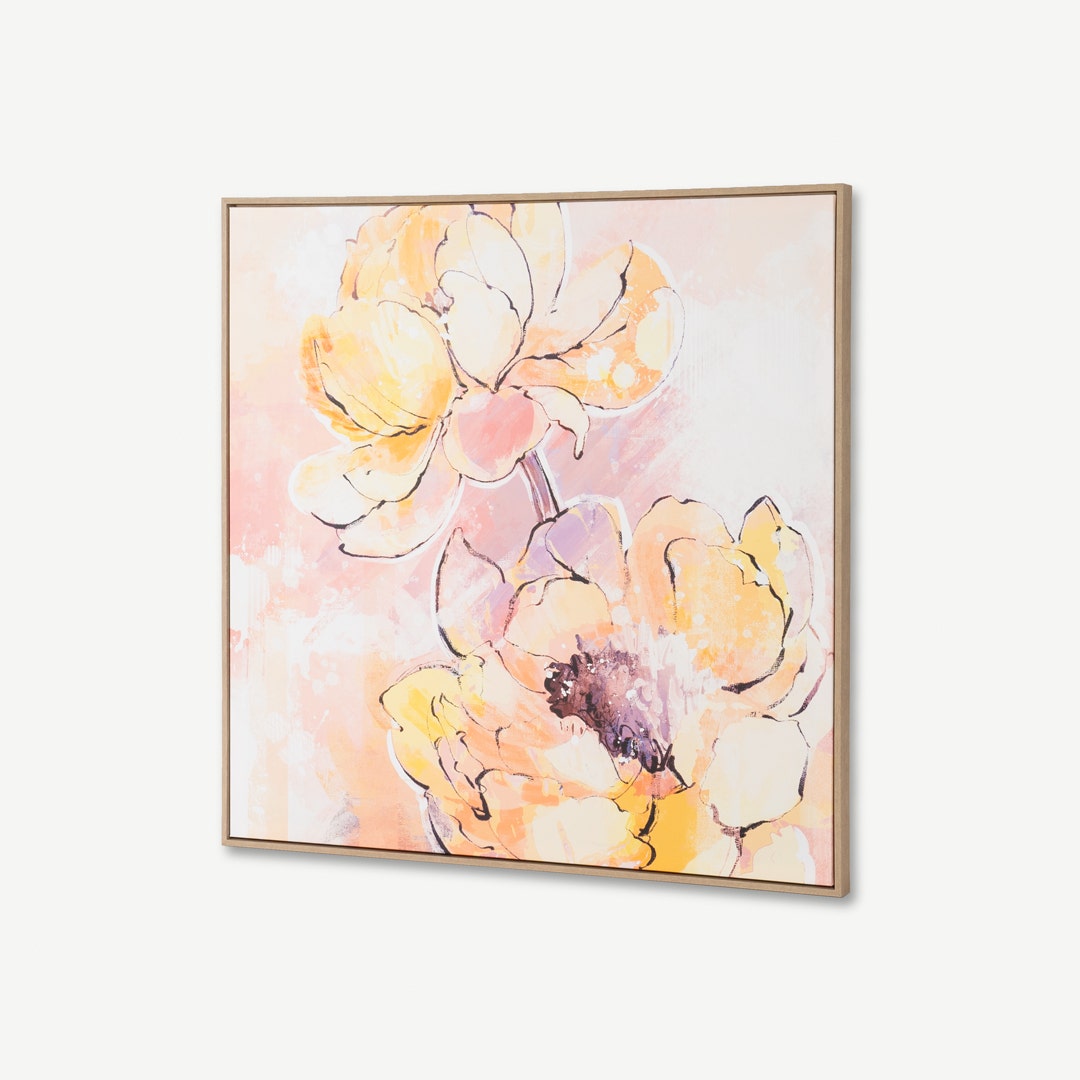 Lewiston Framed Canvas - 100x100 cm