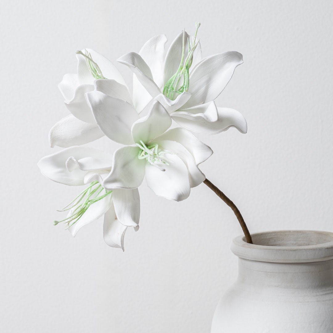 Lily Flower Stem -White