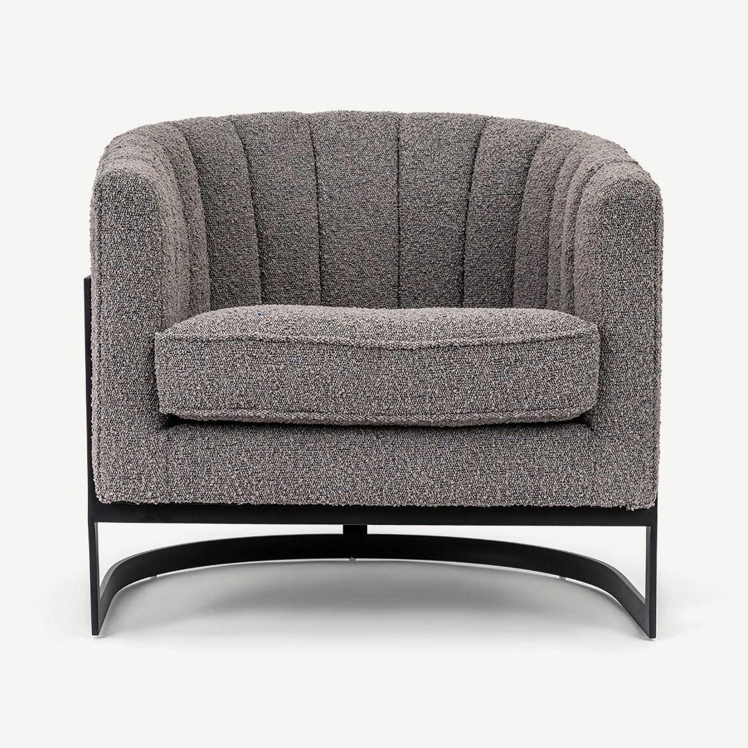 Gray accent best sale chair