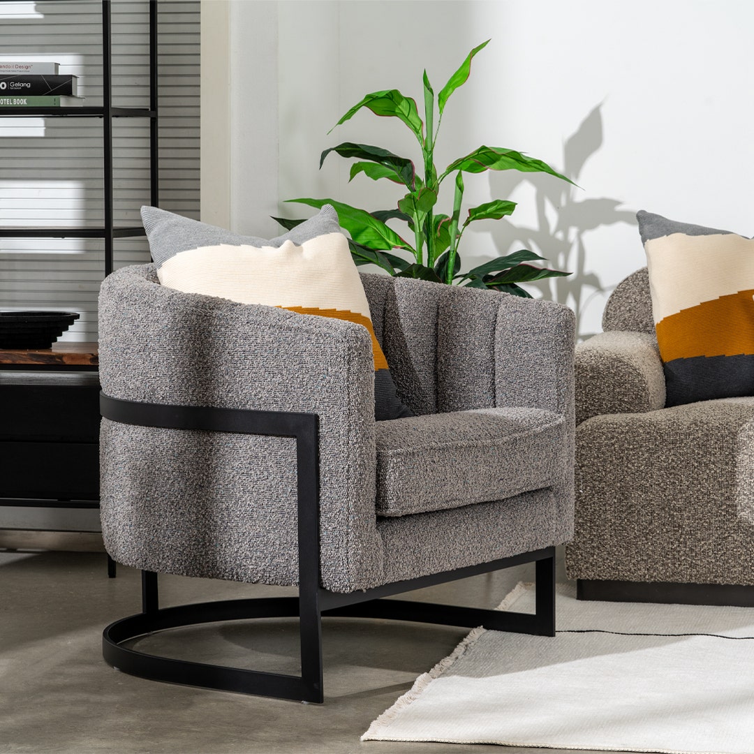 Limas Accent Chair Grey