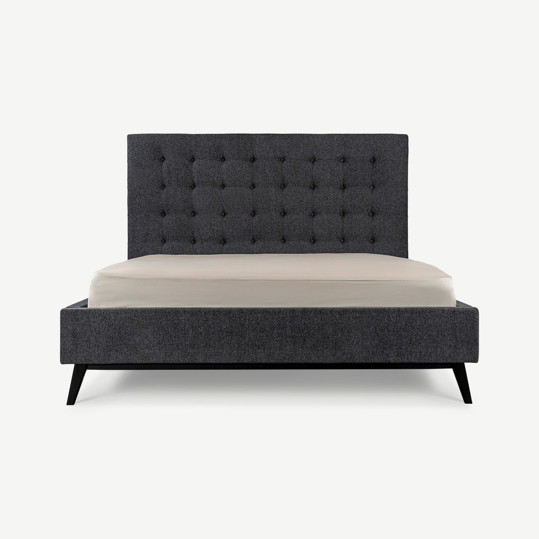 سرير ليند - أسود