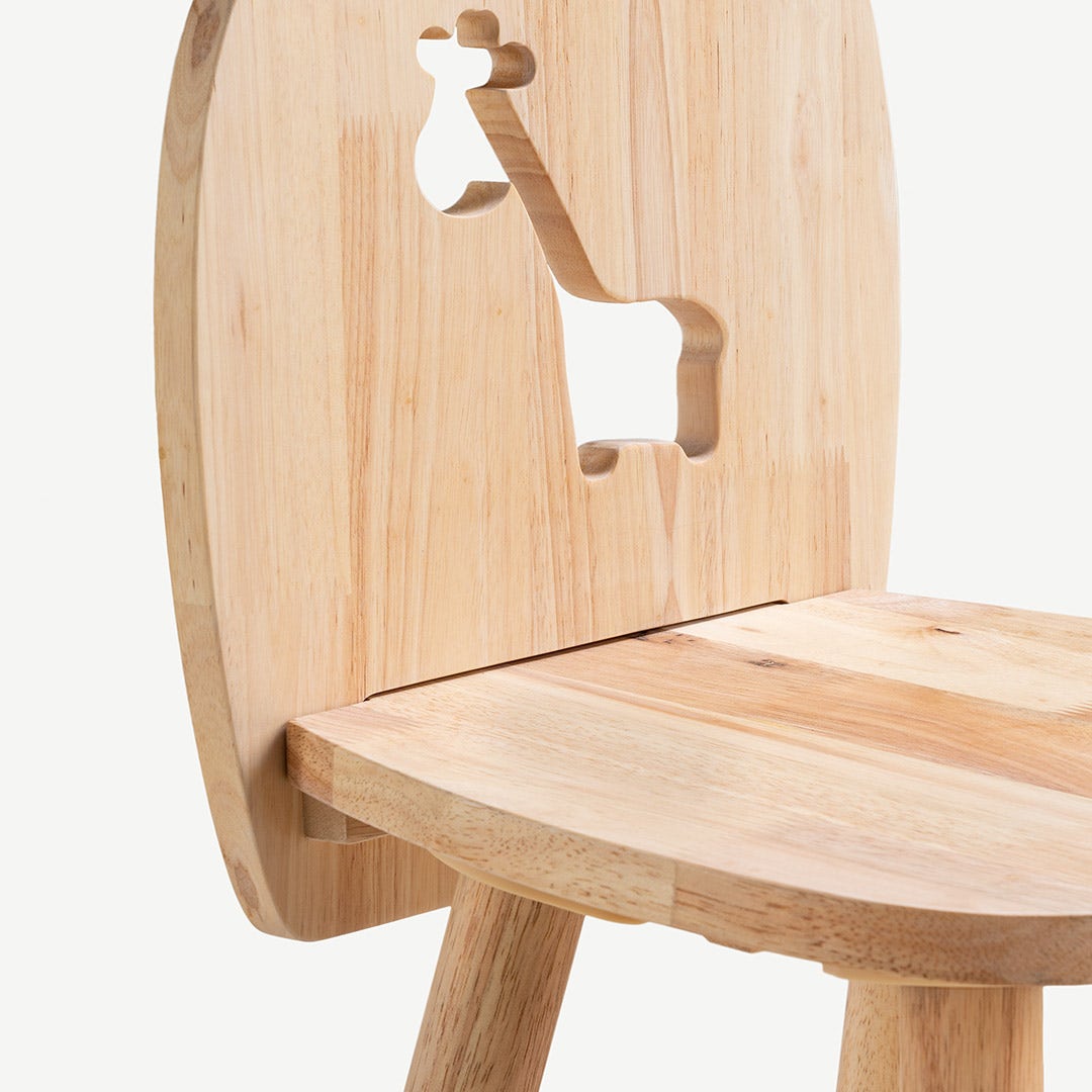 Linove Giraffe Kids chair Natural