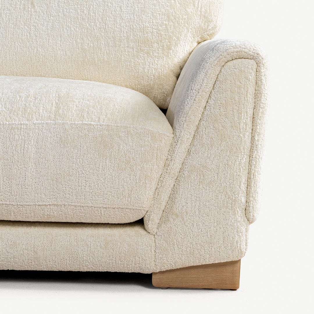 Livyana 1 Seater Sofa Ivory