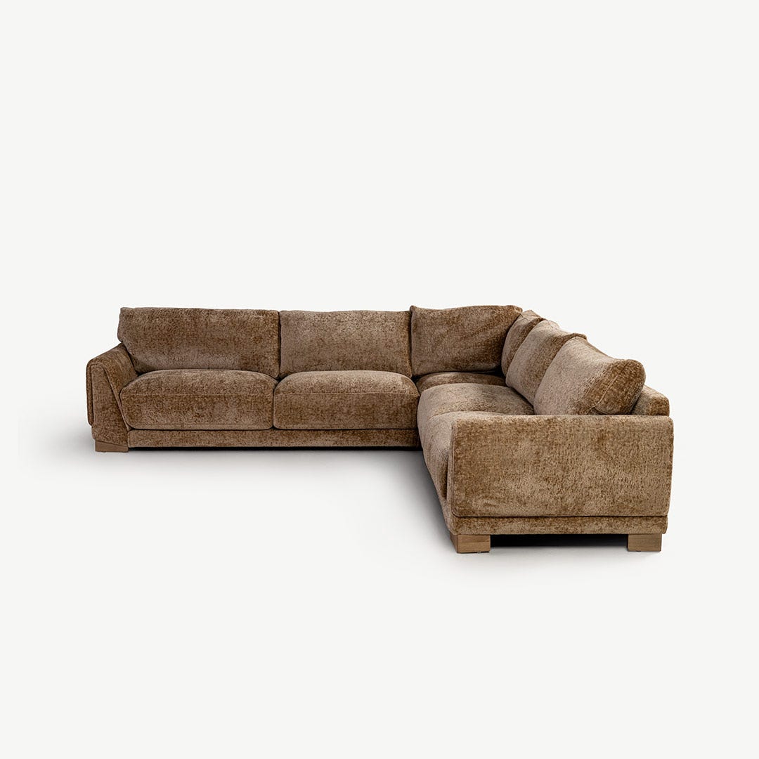 Livyana Corner Sofa Ecru